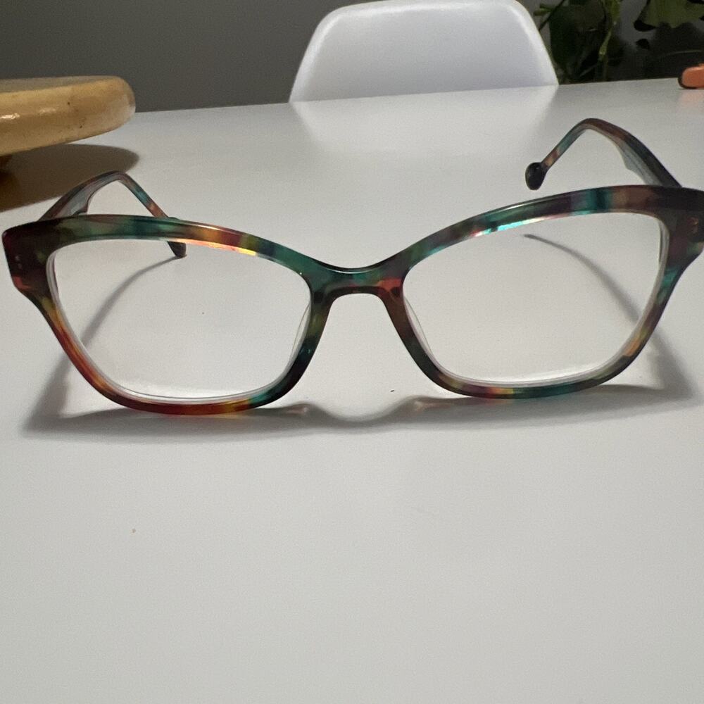 Lisa Loeb Eyewear by Classique Eyeglasses Bunny Pop Swirl 50-16-135 Frames Only